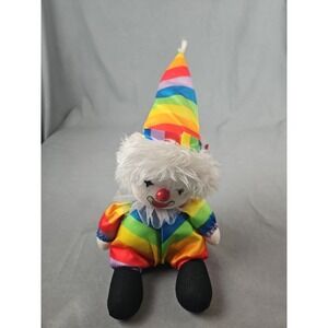 Vintage 1986 Poter Wind‎ Up Clown Doll Moving Head Plays "Small World" * Video